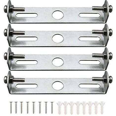 Lntyq 4 Pièces Support de Fixation Plafonnier Plaque de Suspension pour Plafonnier 100mm Support de Plaque de Plafonnier pour Plafonnier de Bureau à Domicile