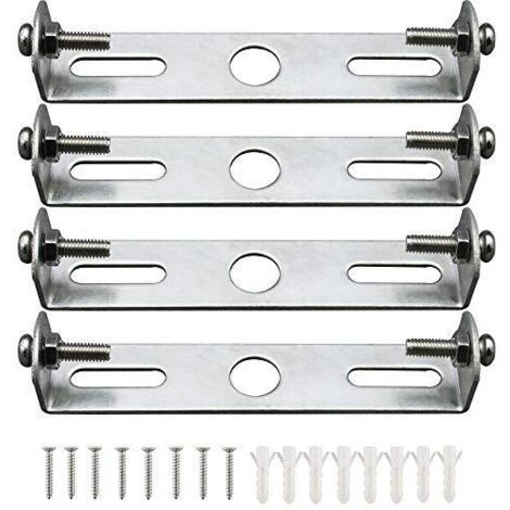 Lntyq 4-teiliges Deckenleuchten-Montageset mit Aufhängeplatte für 100-mm-Deckenleuchten, geeignet für Heim- und Bürodeckenleuchten