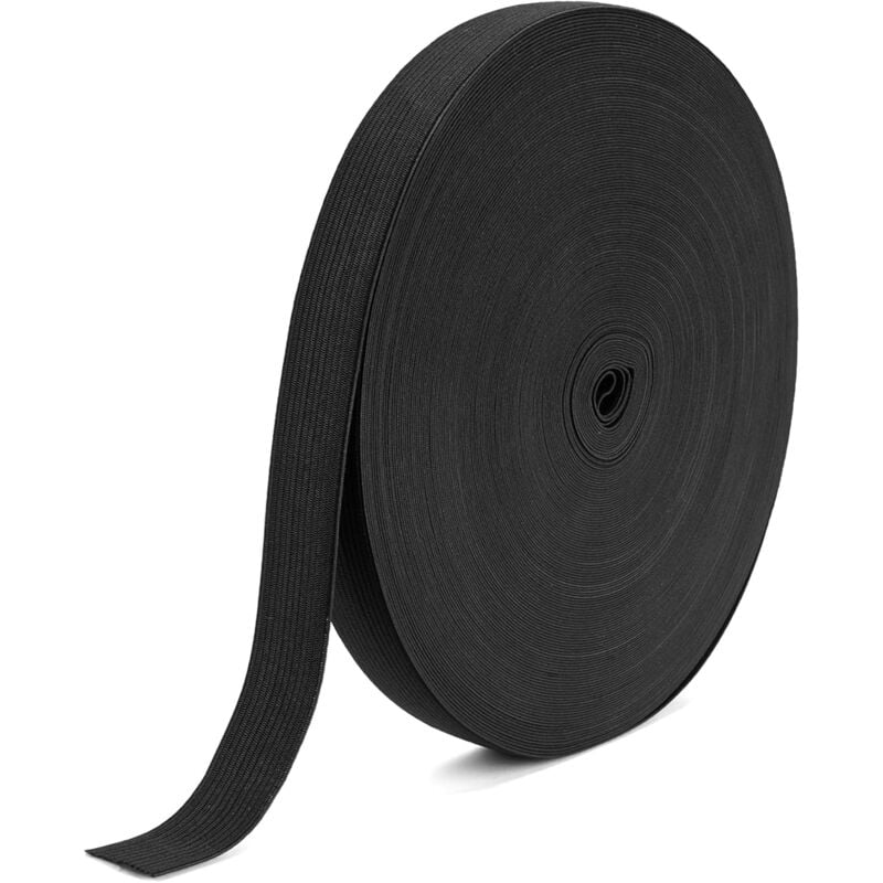 Lntyq - 40M Bande Elastique Couture, Ruban Élastique Ceinture de 2cm Large Bande Élastique Plate Elastique Large Elastique à Coudre pour Couture,pour