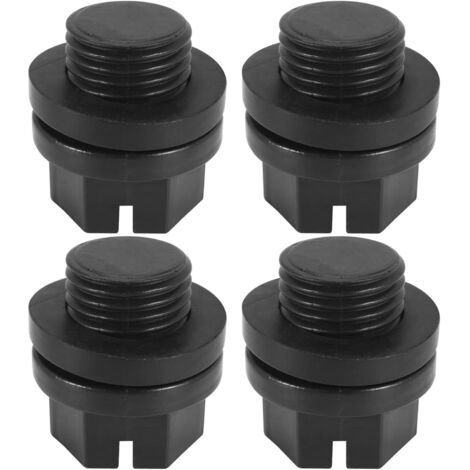 Lntyq 4er-Pack Ablassstopfen mit O-Ringen, Pumpenstopfen, Poolfilter, Ersatz-Poolablasspumpenstopfen SPX1700FG für Pumpen