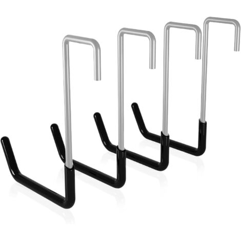 Lntyq 4er-Pack S-Haken zur Wandmontage für die Garagenaufbewahrung, Wandhaken, Garagenhaken, Universalhaken, Leiterhaken zum Aufhängen von Schwerlastleitern, Pflanzen