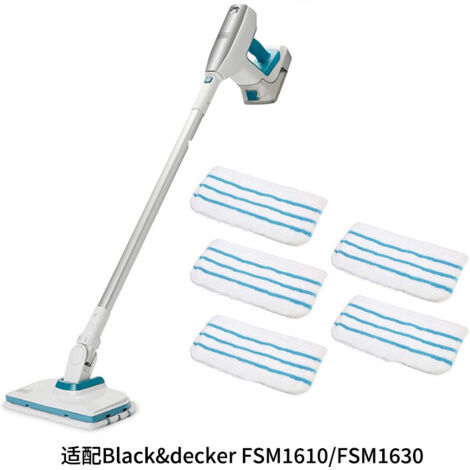 Lntyq 5 Stück Tücher für Black and Decker Dampfbürsten, Zubehör für Black and Decker FSM1630, FSM1616, FSMH13E5, FSM1321, FSM1605, FSMH13151SM, FSMP20, FSM1620, FSM1621, FSM1630, FSM1500