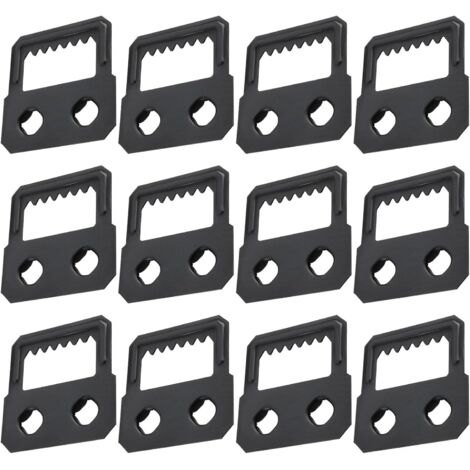 Lntyq 50er-Pack 27 mm Sägezahn-Bilderrahmenaufhänger mit selbstklebenden Aufhängern für Fotorahmen, Heimdekoration, Display, Galerie, Schwarz