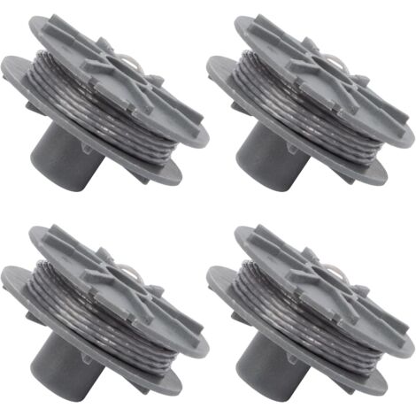 Lntyq 5307-20 Ersatzfadenspule 4 Stück für Gardena Rasentrimmer - Durchmesser: 1,6 mm - 6,1 m - Easycut-Spule für Typ 9805, 9806, 9807, 9808, 9809, 9827, 8846, 8847, 8848, 9870, 9872
