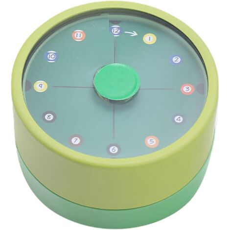 Lntyq 59 Minuten manueller Küchentimer aus Edelstahl, manuelle Erinnerung, Timing-Zubehör, klares Zifferblatt, magnetischer Countdown-Timer für Meetings