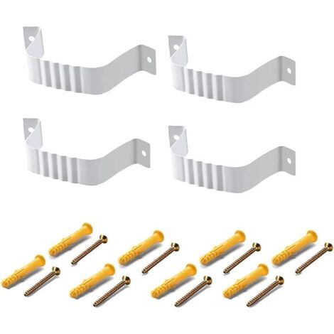 Lntyq 6er Set Dachrinnenadapter (weiß)