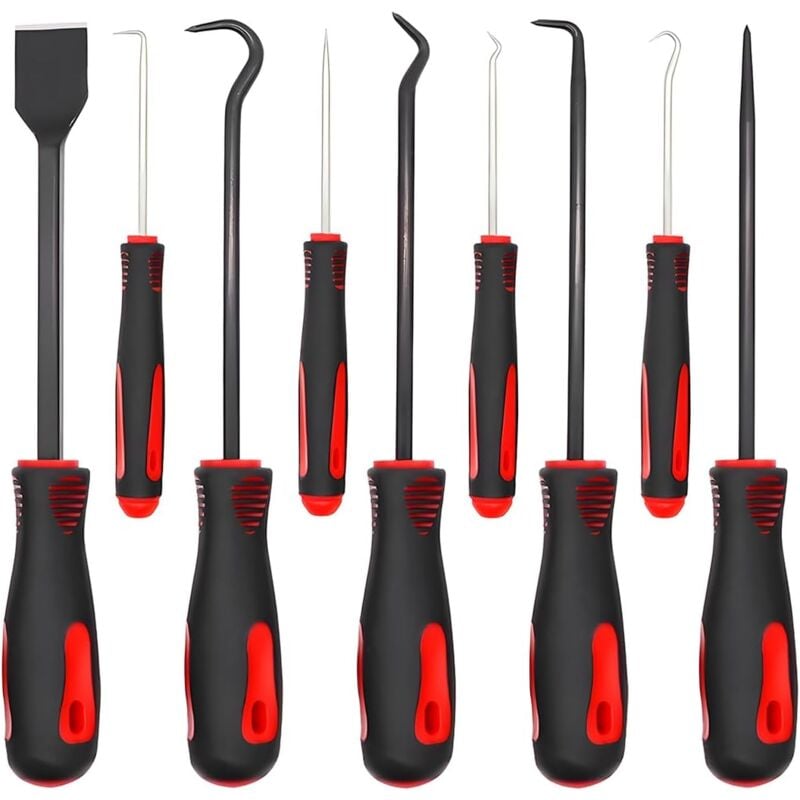 Lntyq - 9 Pièces Crochets De Joint D'Huile, Jeu De Crochets Et Tournevis Mécanique De Précision, Outil Retrait Joint Torique Extracteur Crochet Joint