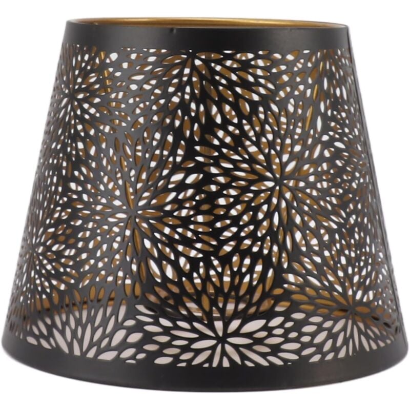 Abat-Jour en Métal, Abat-Jour en Forme d'arbre de Forêt Ajouré, Abat-Jour Décoratif Moderne pour Ampoule E27, Lampe de Table de Chambre à Coucher,