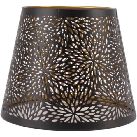 Lntyq Abat-Jour en Métal, Abat-Jour en Forme d'arbre de Forêt Ajouré, Abat-Jour Décoratif Moderne pour Ampoule E27, Lampe de Table de Chambre à Coucher, Décoration de Lampe de Chevet