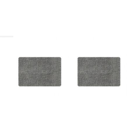 Lntyq Abwaschbare Tischsets aus Kunststoff: Doppelseitige Tischsets, 6er-Set Tischsets (Dunkelgrau), hitzebeständig und rutschfest, 43 x 30 cm