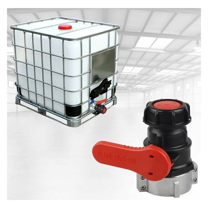 Lntyq - Adaptateur et vanne pour réservoir ibc - Robinet DN50 (75mm) rtgpt.