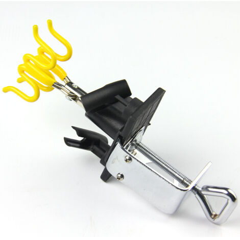 Lntyq Airbrushhalter T20 Airbrushhalter Tischkantenklemme Aufnahme für 4 Airbrushpistolen