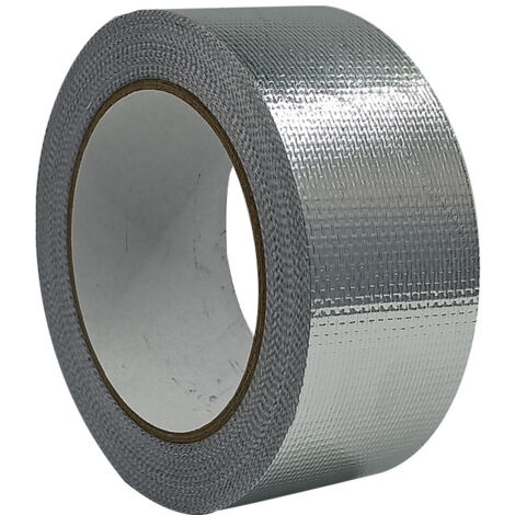 Lntyq Aluminiumfolienband Hitzebeständiges Hitzeschildband Wasserdichtes Band zum Abdichten oder Isolieren