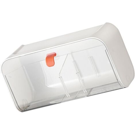 Lntyq An der Wand montierte Aufbewahrungsbox für Schmuck und Kosmetik – effiziente Badezimmer-Organizer-Box – staubdichter Make-up-Organizer