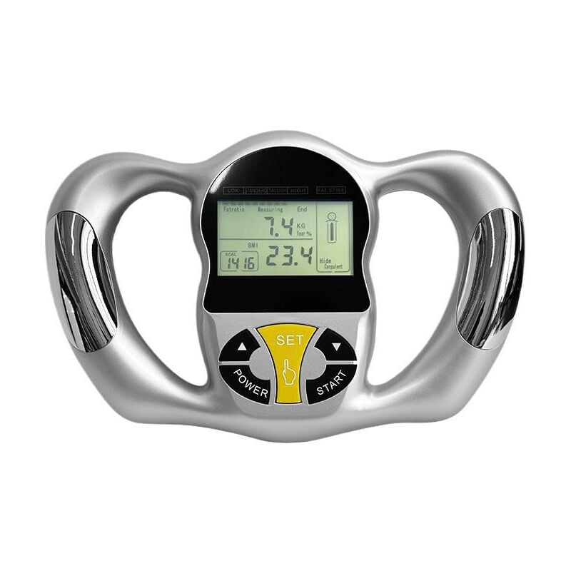 Lntyq Analyseur de Graisse Corporelle Portable Moniteur Numérique D'IMC Portable, Appareil de Mesure de la Graisse Corporelle Mesure de L'IMC