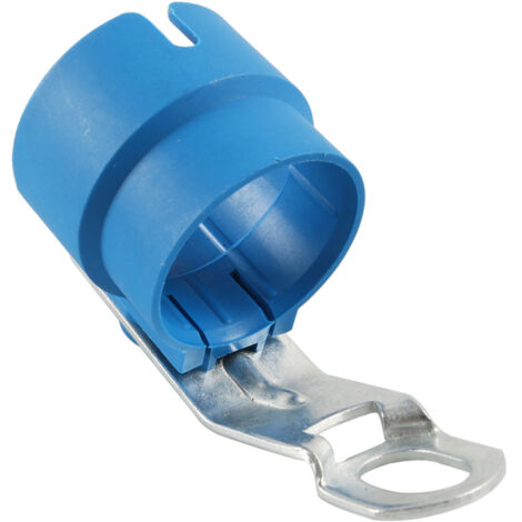 Lntyq Anhängersteckdosenhalter, universelles, wetterfestes, schützendes, starres Zubehör für 7-13-poligen Stecker (blau)