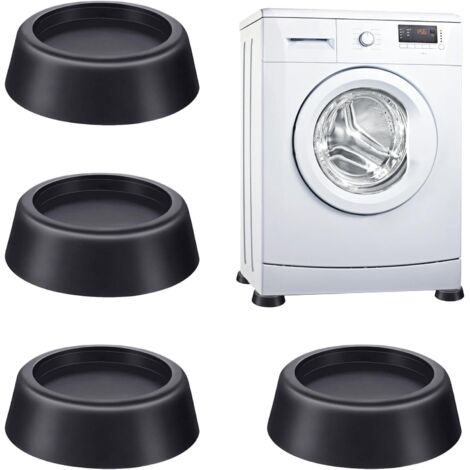 Lntyq Antivibrationsmatte Maschine Waschmaschine 4-tlg. Antivibrationswaschmaschine - Verhindert, dass sich die Waschmaschine bewegt - Antivibrationspad Waschmaschine für Waschmaschinen und Trockner