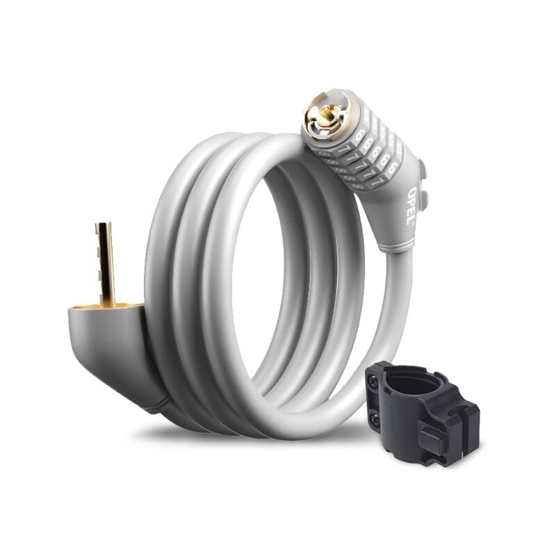 Lntyq - Antivol Velo,Cadenas de velos Long 120cm x 12mm,Câble Antivol pour Vélo Scooter Motos Portail Vélo avec 5 Chiffres Intelligente Code et Vélo
