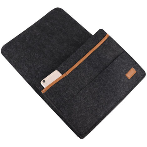 Lntyq Aufbewahrungstasche fürs Bett, Bett-Organizer für Telefon, Fernbedienung, Zeitschrift, Brille, Buch, Block (schwarz)