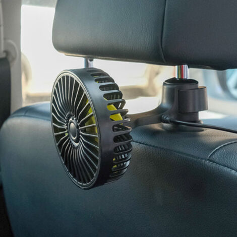 Lntyq Autoventilator, 5 V, 1 A, USB-Autoventilator, tragbarer Autoventilator, Zigarettenanzünder-Autoventilator, Camping-Autoventilator (Modell 3)