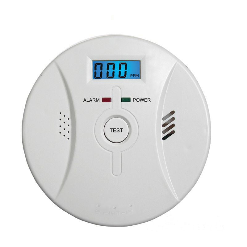 Lntyq - Avertisseur de monoxyde de carbone avec écran lcd Détecteur de co Alarme puissante de 85 dB Détecteur de monoxyde de carbone avec capteur de