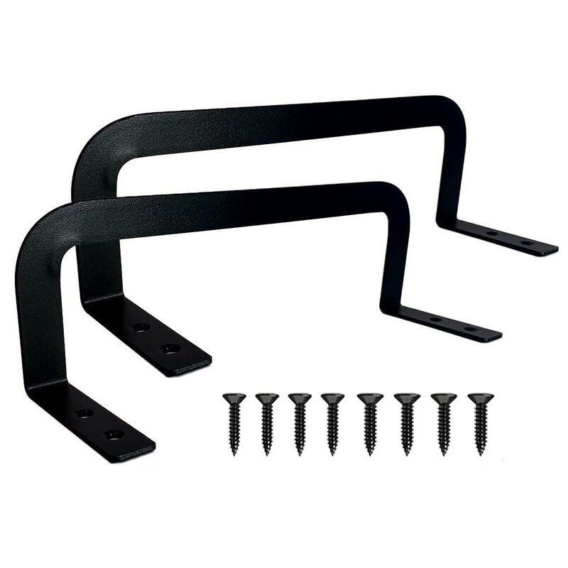 Lntyq - Barres de Retenue, 2 Pièces Stabilisateurs de Matelas, Retenue de Matelas en Métal, pour Fixer Les Planches de Lit, Les Tatamis, Les Lits