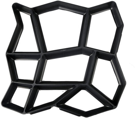 Lntyq Betonformen 36x36x3,6cm, Gehwegplatten, Bauernhof, Rasengarten, Gartendeko, Weg, DIY, Pflastersteine, Wiederverwendbar, Gießen, Steinimitat