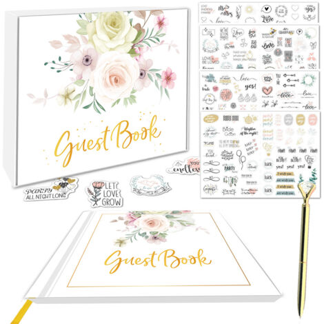 Lntyq Bögen Hochzeitsaufkleber, Hochzeitsaufkleber Vintage Hochzeitsgästebuchaufkleber Aufkleber für Fotoalbum Hochzeitsgästebuch Geschenkkarten Scrapbooks und Bastelarbeiten