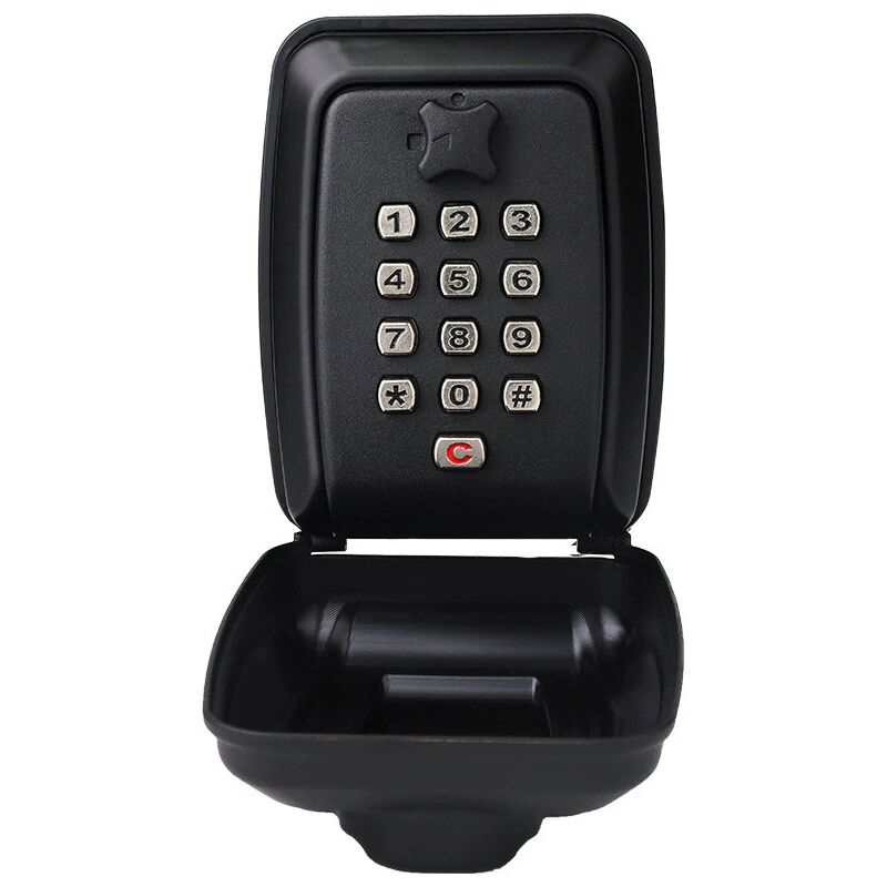 Lntyq - Boite a Clefs Securisee Exterieur,Boite a Clé avec Code 12 Chiffres,Boite à Clé Sécurisée,Boite a Clef Étanche et Antirouille,Boite a Clefs