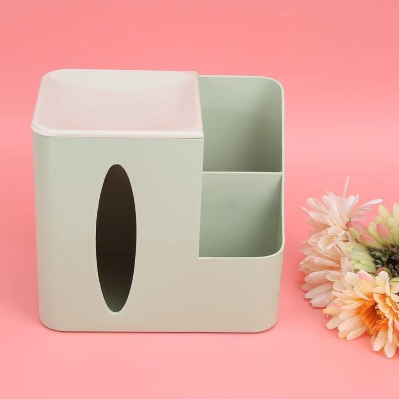 Lntyq - boîte à mouchoirs Multifonction rectangulaire Porte-mouchoirs Distributeur Couvercle de boîte à mouchoirs Couvercle de mouchoirs carré avec