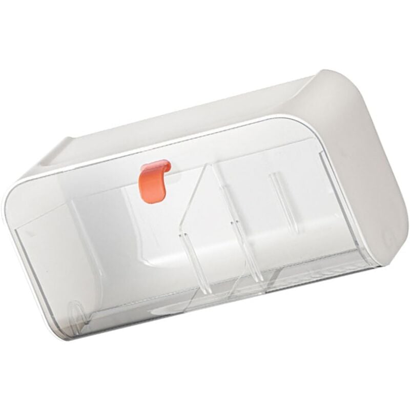 Lntyq Boîte de rangement murale pour bijoux et cosmétiques - Boîte de rangement efficace pour salle de bain - Accessoire de maquillage anti-poussière