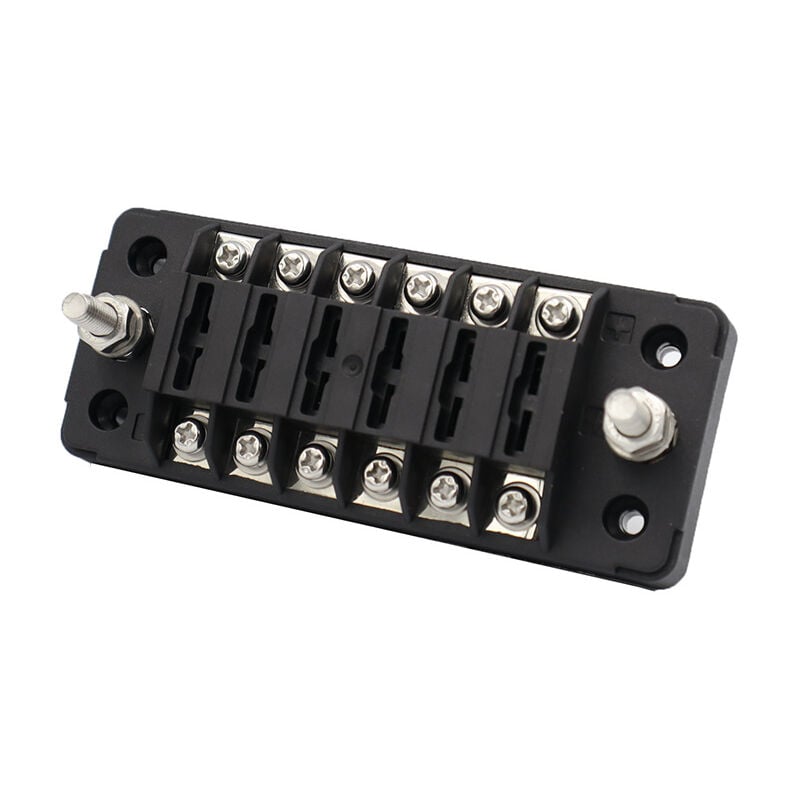 Lntyq - boitier fusible 12v auto 6 voies boite fusible pour ato/atc 1-20A fusible connecteur à vis porte-fusible avec fusible,1255.2cm