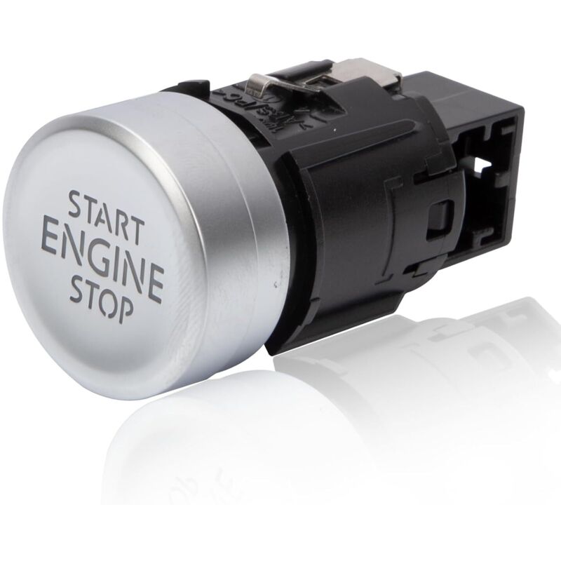 Lntyq Botón de encendido del motor para Golf 7, Golf 7.5 e-Golf T-Roc, interruptor de arranque y parada del motor 5G1959839, 5Q1959839, 5GG959839
