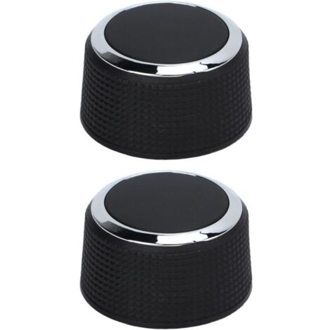 Lntyq Bouton de Contrôle du Volume de la Radio Arrière, 22912547 Remplacement du Bouton de Réglage du Volume de la Radio ABS 2 Pièces pour Suburban 2007‑2013