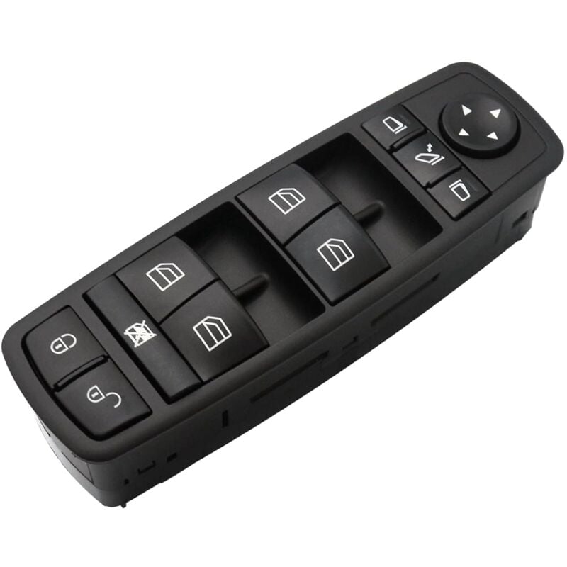 Lntyq - Bouton interrupteur lève-vitre A1698206710 pour W245 W169 2006-2012 interrupteur de commande de vitres électriques, interrupteur de fenêtre
