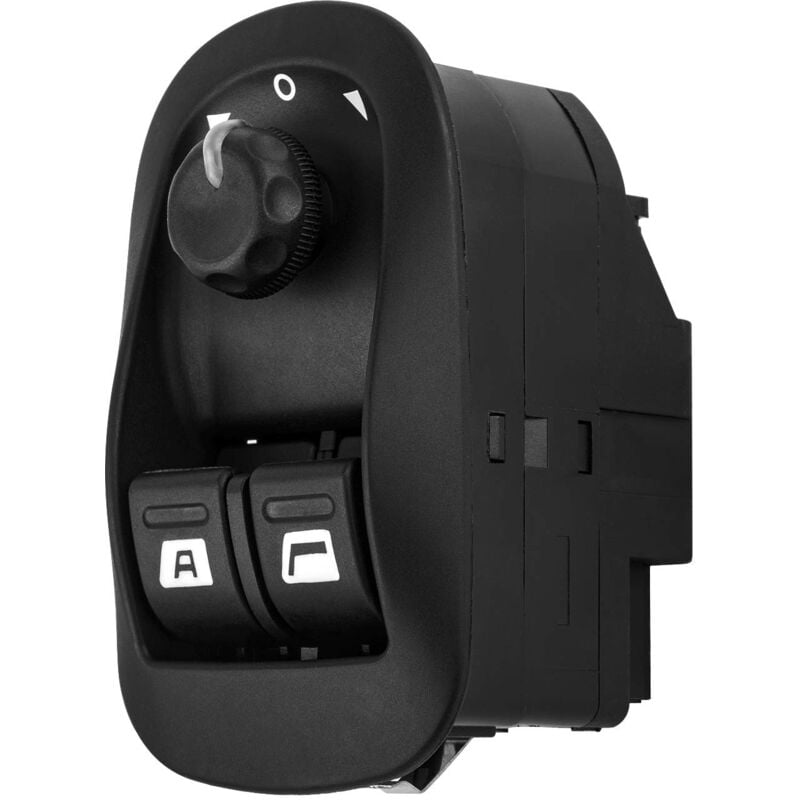 Lntyq - Bouton Leve Vitre 206 306 Commande de Rétroviseur 6554.WA Noir