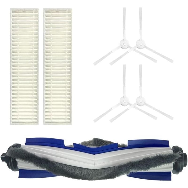 Lntyq Brosse rouleau pour - ZR740003 Explorer série 60 - Kit de filtre brosse latérale