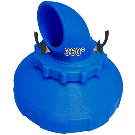Lntyq Buse de refoulement, Buse de refoulement pour piscine, Buse d'entrée 38/32 mm, Buse pour piscine, Buse d'entrée pour piscine, pour buse d'entrée de piscine standard, tête de buse réglable