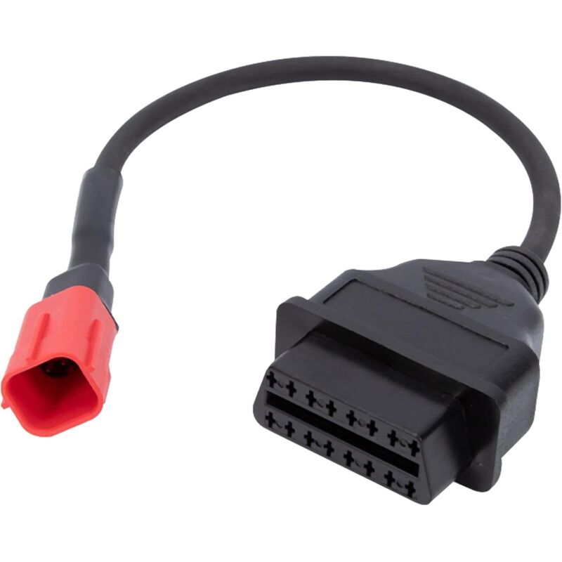 Lntyq Cable de diagnóstico OBD2 de 6 pines y 16 pines para motocicletas Honda y Suzuki