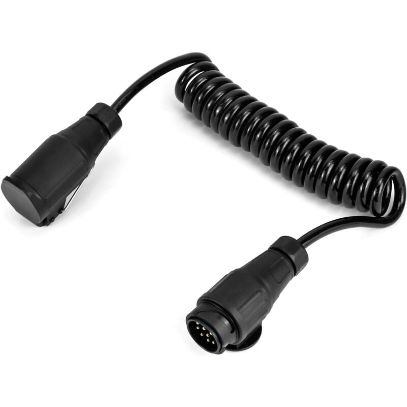 Lntyq - Câbles d'Extension 3 mètres pour Remorques - Adaptateur Prise Remorque 13 vers 13 Broches - pour Caravane Camion rv Tracteur