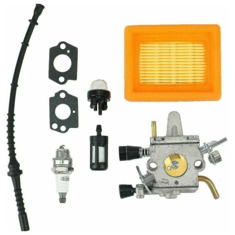 Lntyq - Carburateur pour Stihl Fs400 Fs450 Fs480, Filtre à Air et Carburant Inclus, Accessoire pour Débroussailleuse