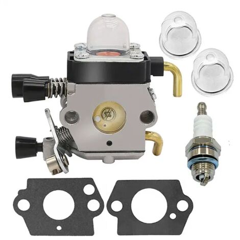 Lntyq Carburateur pour Stihl FS80 - STIHL FC55 FC75 FC85 FS310 FS38 FS45 FS45C FS45L FS46 FS55 FS55C FS55R FS55T FS55T FS74 FS76 FS80 FS855 FS85HL45 HL75 HS45 HS75 HS80 HS85 Carburateur ZAMA