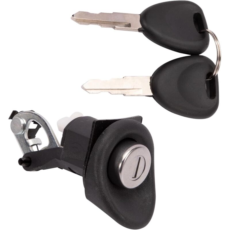 Lntyq Cerradura de maletero con botón para Twingo 1, Logan y Sandero con duplicado de llave 7701367940