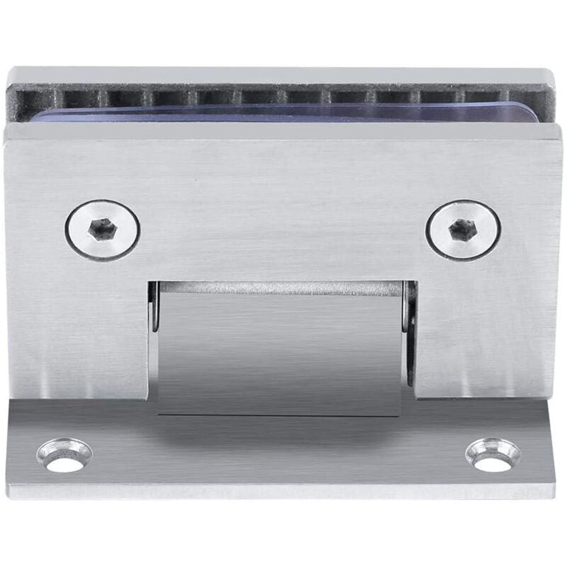 Lntyq - Charnière Pince de Porte Verre 90º Support Mural sans Cadre Clip pour Porte de Douche en Verre 8-10mm