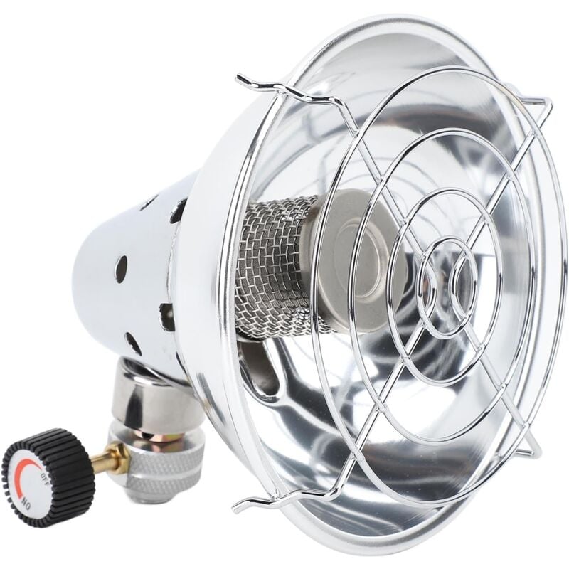 Lntyq - Chauffage à Gaz Portable, Efficace, Rapide, Puissance de Feu Réglable, Mini Réservoir de Gaz, Camping, Barbecue, Pêche