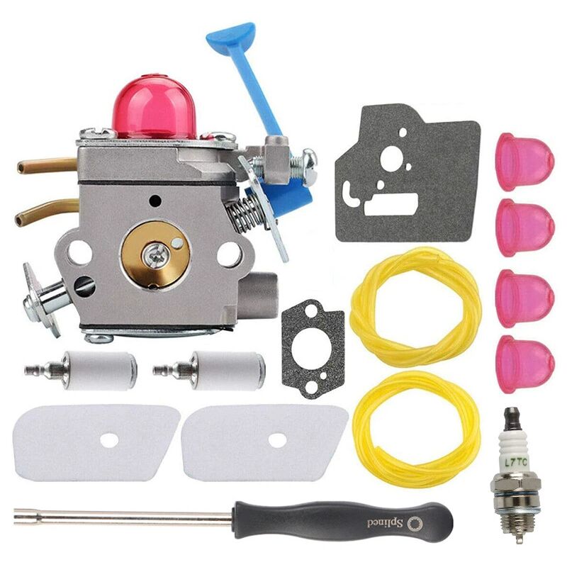Lntyq - Compatible avec carburateur C1Q-W40A 545081848 pour débroussailleuse Husquvarna 128LD 128L 128C 128CD 128LDX 128R 128RJ 128DJX Zama Carb