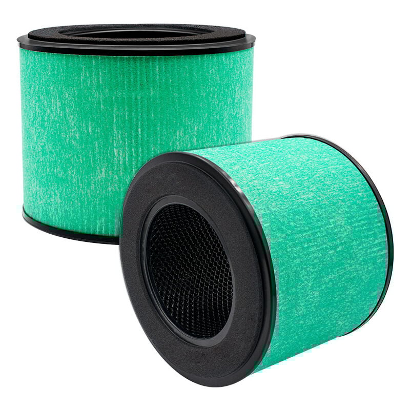 Lntyq - Compatible avec le purificateur d'air partu BS-08 hepa, filtre de remplacement hepa amélioré H13, vert (lot de 2)