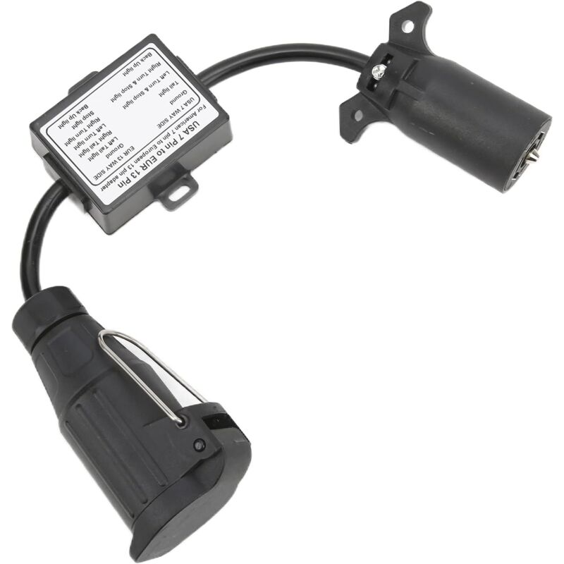 Connecteur de remorque, connecteur automobile en alliage d'aluminium, connecteur à lame 7 voies pour véhicules américains, connecteur circulaire