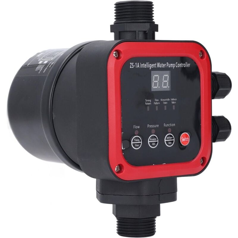 Contrôleur de Pompe Intelligent, Contrôleur de Pompe Domestique Multifonctionnel avec Fonctions Intelligentes, 5 Modes et Fonctions de sécurité,