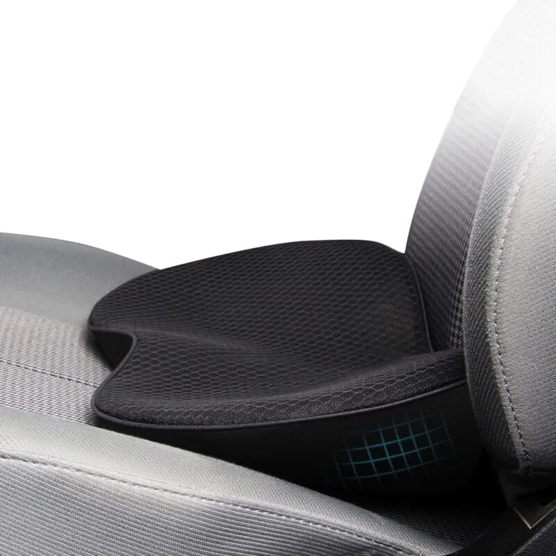 Lntyq - Coussin de Siège de Voiture épais pour Conducteur, Rehausseur de Siège de Voiture, Coussin de Soulagement de L'inconfort du Bas du Dos, pour